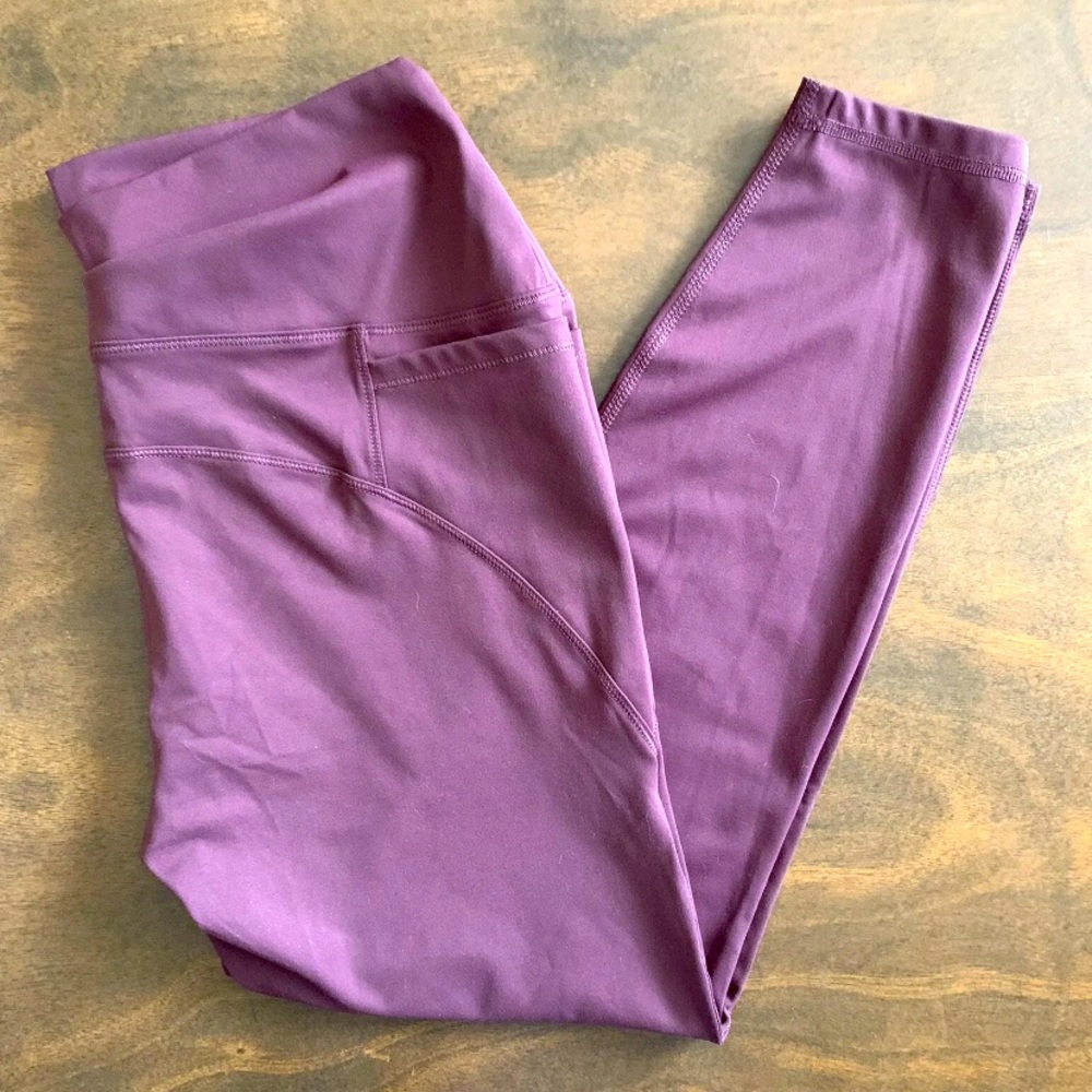 Maroon Women’s Spyder Leggings, Activewear, Size Large